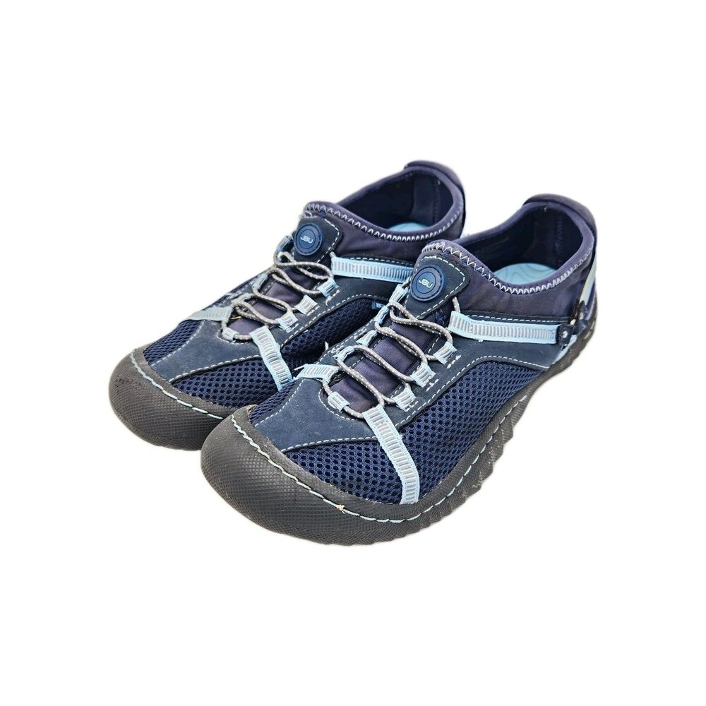 JBU by Jambu Tahoe Water Ready Sneakers Shoes Navy Blue Women's 7 Gorpcore